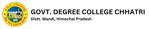 Government Degree College, Chhatri Logo