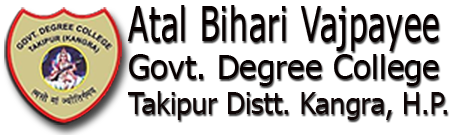 Atal Bihari Vajpayee Government College, Takipur Logo