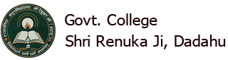 Government College Shri Renuka Ji, Dadahu Logo