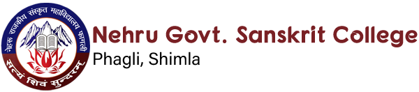 Nehru Rajkiya Sanskrit Mahavidyalaya, Phagli Logo
